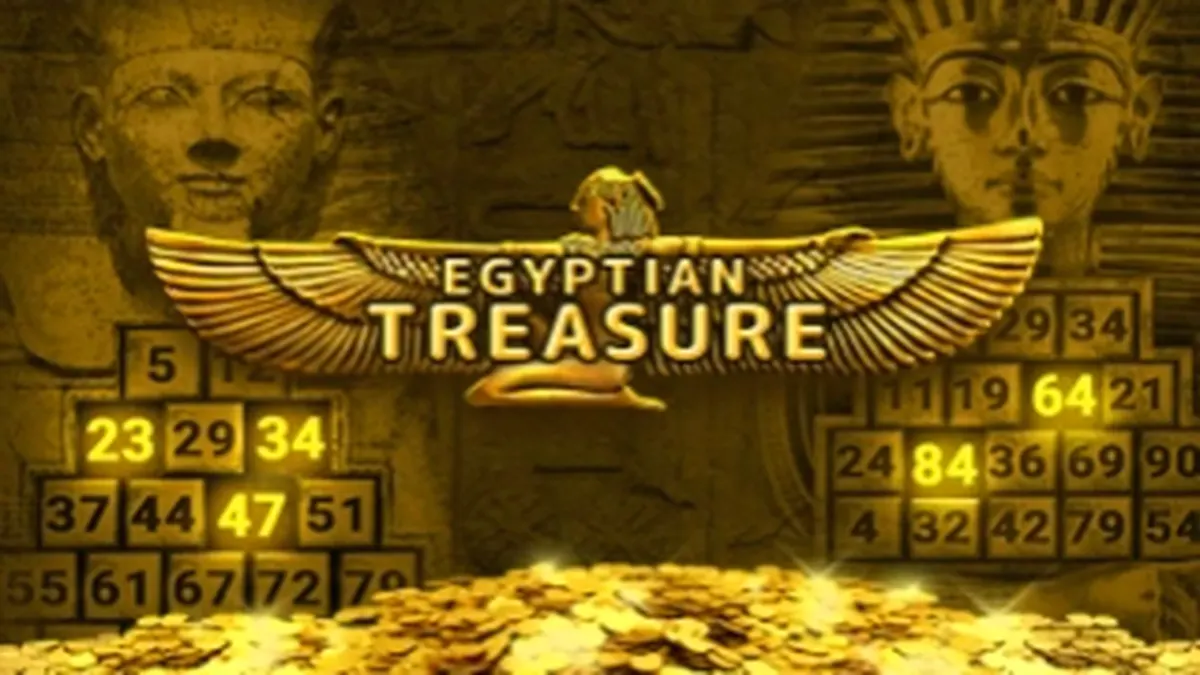 Ang Egyptian Treasure slot game ay nagtatampok ng mga simbolo ng sinaunang Ehipto sa isang 5-reel layout.