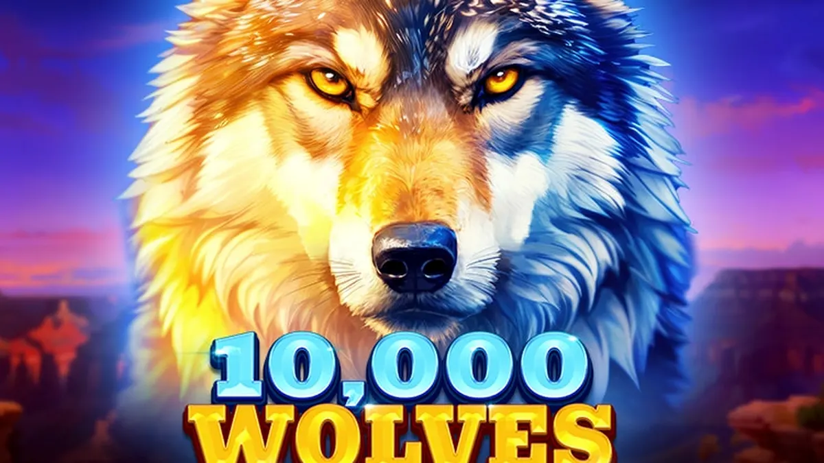 10,000 Wolves 10K Ways slot game interface